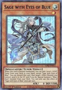 Sage with Eyes of Blue (Green) [LDS2-EN011] Ultra Rare (ONLINE ORDER ONLY)