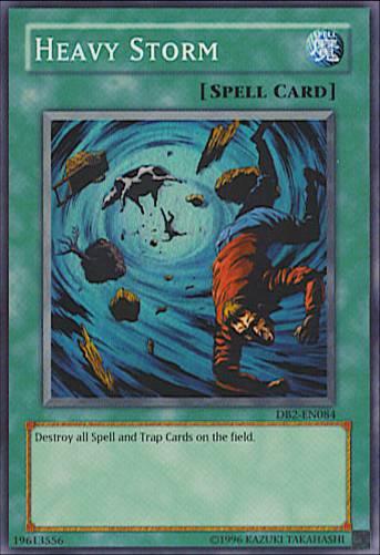 Heavy Storm [DB2-EN084] Super Rare (ONLINE ORDER ONLY)