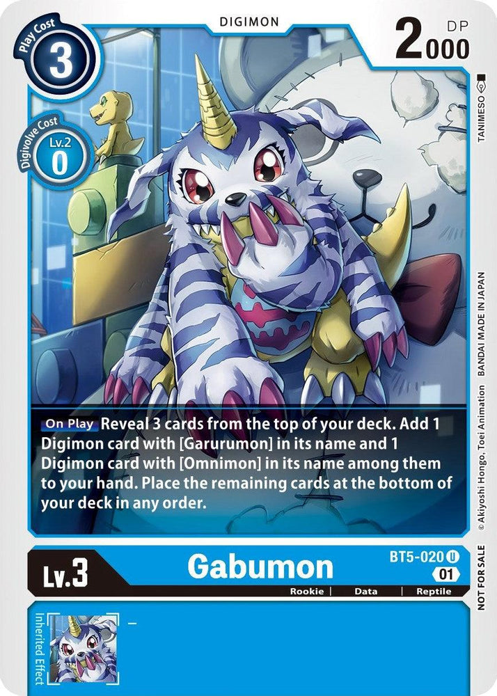 Gabumon [BT5-020] (Winner Pack New Awakening) [Battle of Omni] (ONLINE ORDER ONLY)
