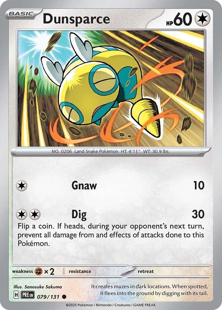 Dunsparce (079/131) [Scarlet & Violet: Prismatic Evolutions] (Online Only)