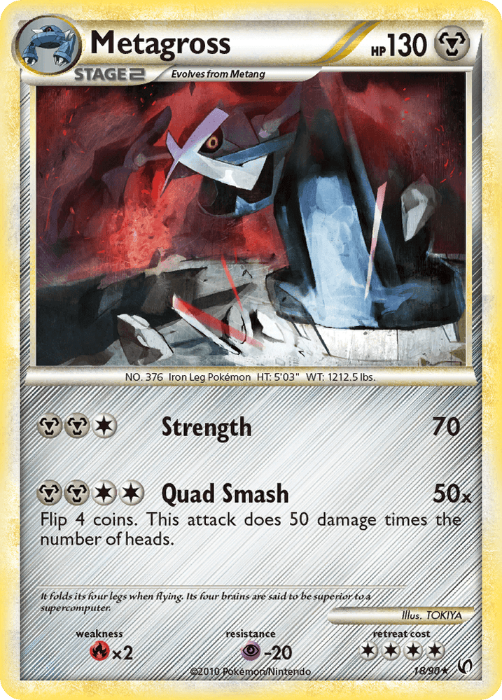 Metagross (18/90) [HeartGold & SoulSilver: Undaunted] (Online Only)