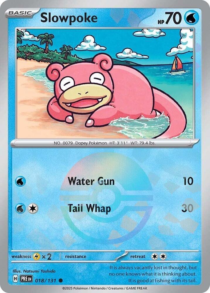 Slowpoke (018/131) (Poke Ball Pattern) [Scarlet & Violet: Prismatic Evolutions] (Online Only)