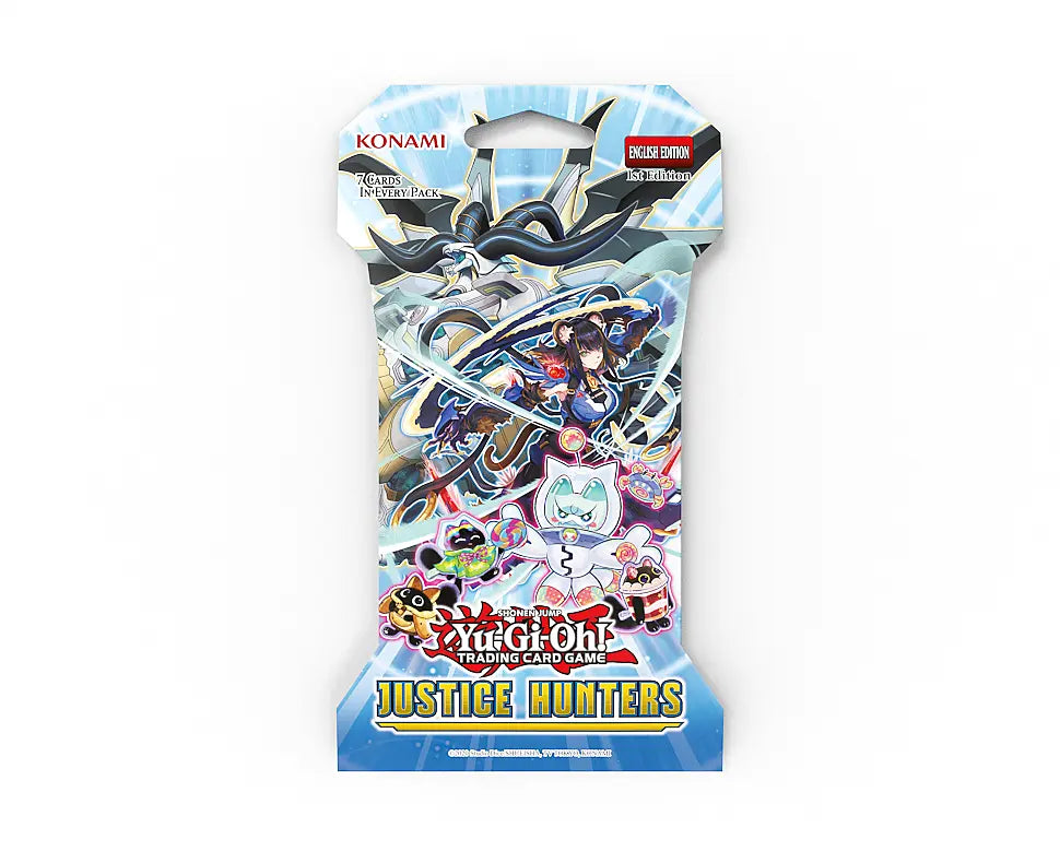 Justice Hunters - Sleeved Booster Pack (1st Edition) (ONLINE ORDER ONLY)