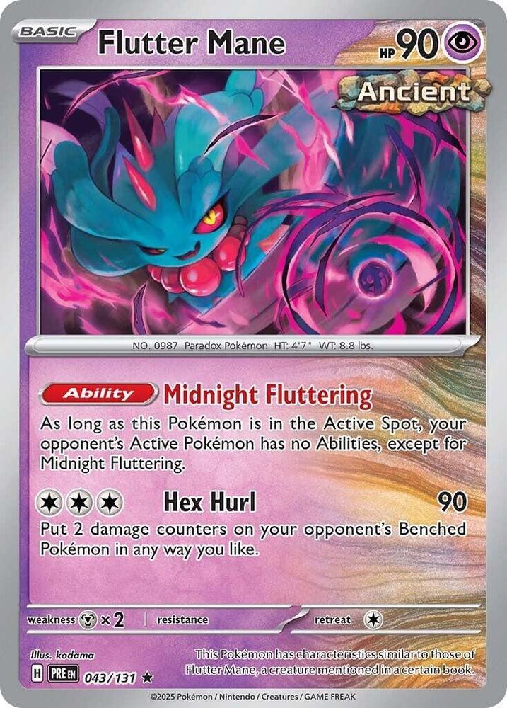 Flutter Mane (043/131) [Scarlet & Violet: Prismatic Evolutions] (Online Only)