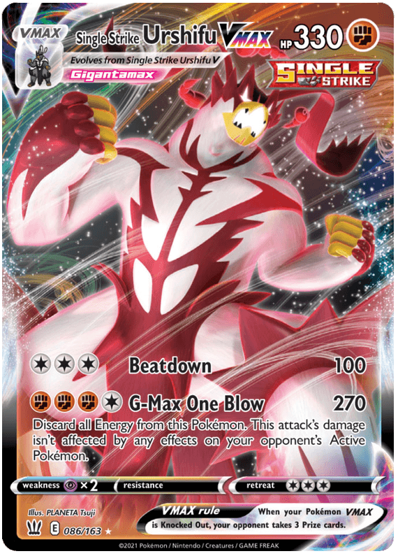 Single Strike Urshifu VMAX (086/163) [Sword & Shield: Battle Styles] (Online Only)