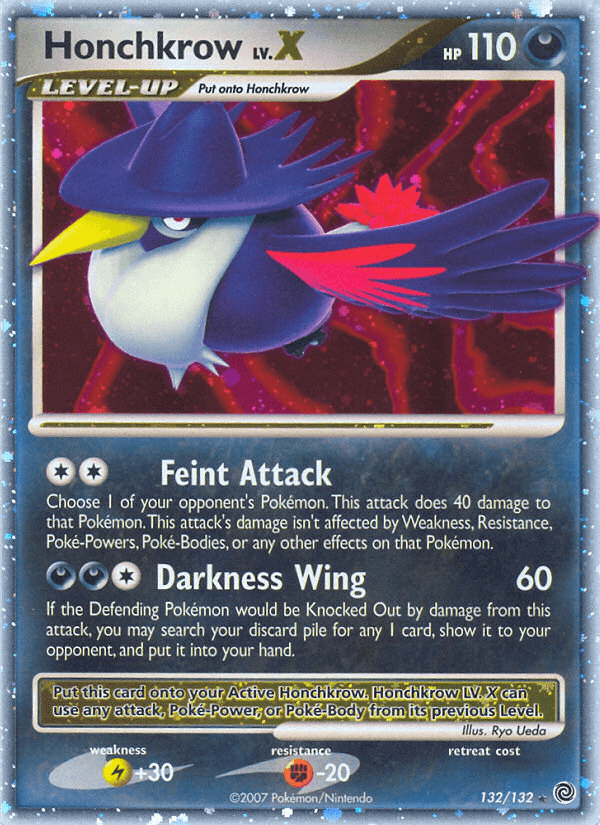 Honchkrow LV.X (132/132) [Diamond & Pearl: Secret Wonders] (Online Only)