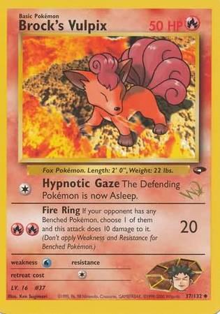 Brock's Vulpix (37/132) (W Stamped Promo) [Gym Challenge Unlimited] (Online Only)