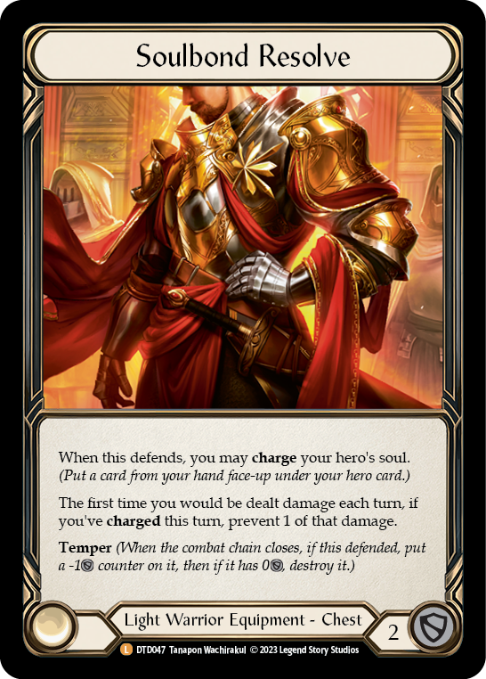 Soulbond Resolve [DTD047] (Dusk Till Dawn)  Cold Foil