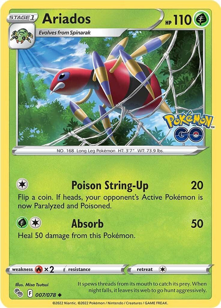 Ariados (007/078) [Pokémon GO] (Online Only)