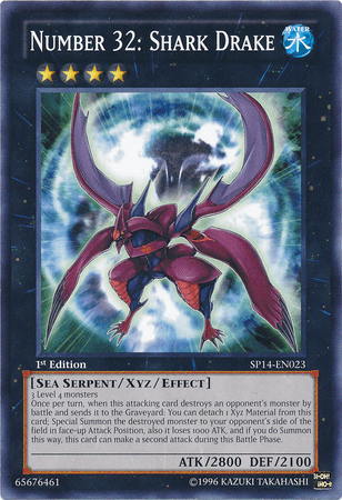 Number 32: Shark Drake [SP14-EN023] Common (ONLINE ORDER ONLY)