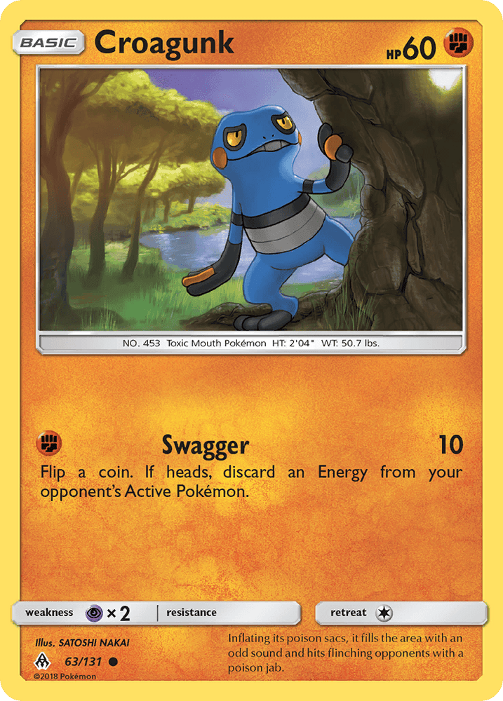 Croagunk (63/131) [Sun & Moon: Forbidden Light] (Online Only)