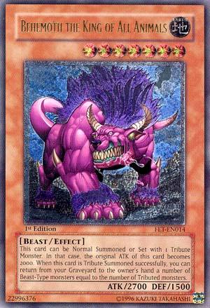Behemoth the King of All Animals [FET-EN014] Ultimate Rare (ONLINE ORDER ONLY)