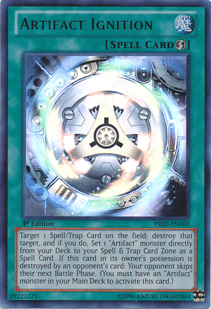 Artifact Ignition [PRIO-EN060] Ultra Rare (ONLINE ORDER ONLY)