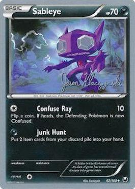 Sableye (62/108) (Darkrai Deck - Jason Klaczynski) [World Championships 2013] (Online Only)