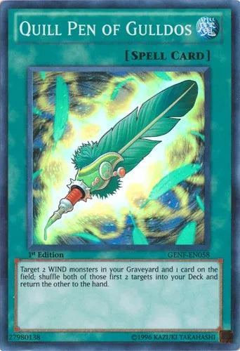Quill Pen of Gulldos [GENF-EN058] Super Rare