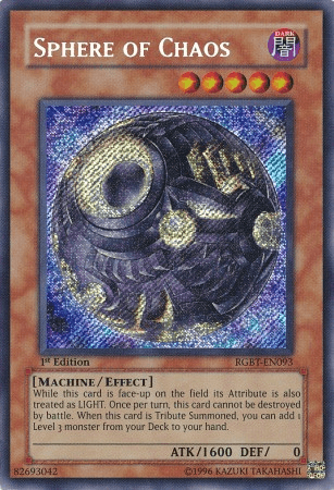 Sphere of Chaos [RGBT-EN093] Secret Rare (ONLINE ORDER ONLY)