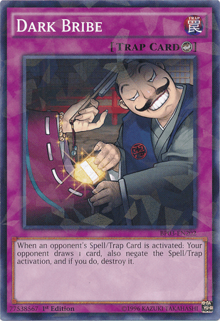 Dark Bribe [BP03-EN202] Shatterfoil Rare (ONLINE ORDER ONLY)