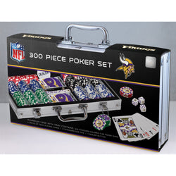 Minnesota Vikings 300 Piece Poker Set (ONLINE ORDER ONLY)