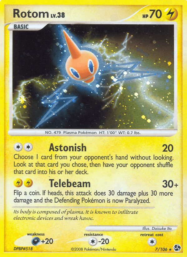 Rotom (7/106) [Diamond & Pearl: Great Encounters] (Online Only)