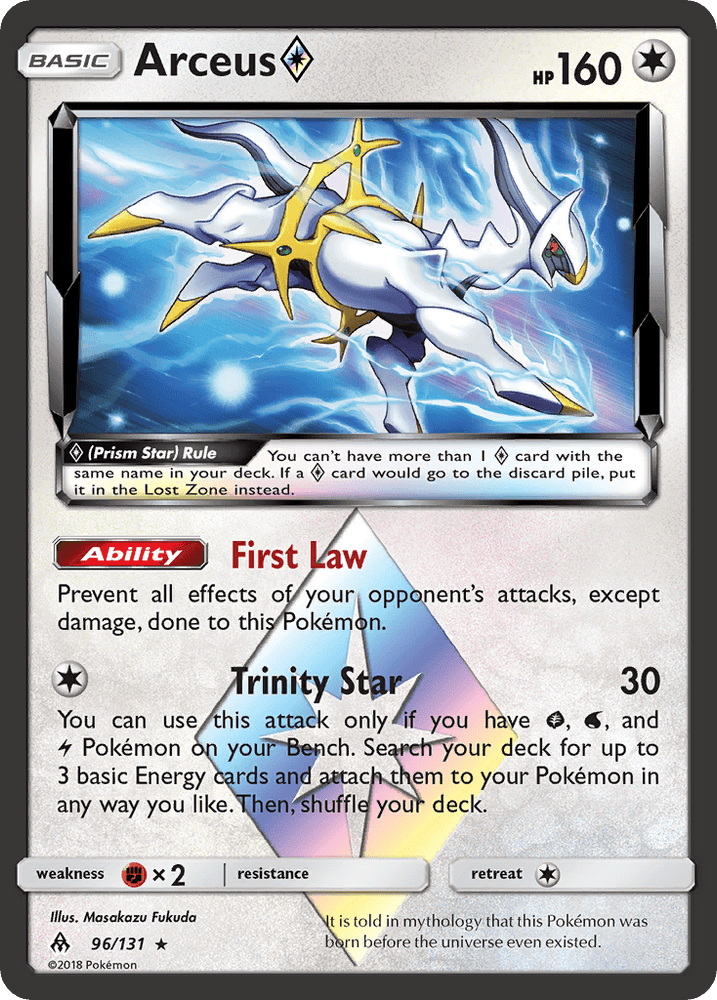 Arceus (96/131) (Prism Star) [Sun & Moon: Forbidden Light] (Online Only)