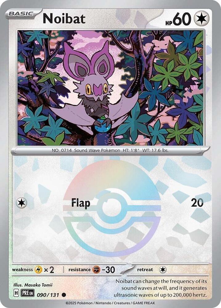 Noibat (090/131) (Poke Ball Pattern) [Scarlet & Violet: Prismatic Evolutions] (Online Only)