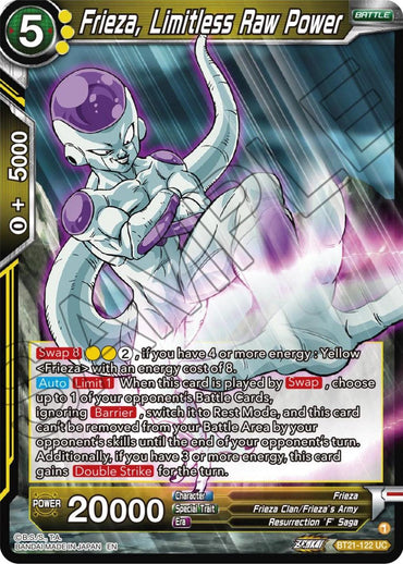 Frieza, Limitless Raw Power (BT21-122) [Wild Resurgence] (ONLINE ORDER ONLY)
