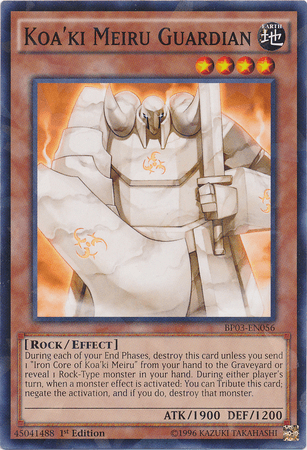 Koa'ki Meiru Guardian [BP03-EN056] Shatterfoil Rare (ONLINE ORDER ONLY)
