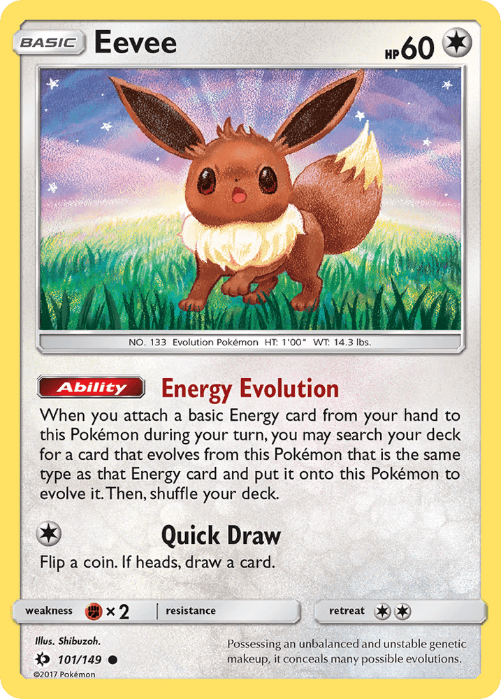 Eevee (101/149) [Sun & Moon: Base Set] (Online Only)