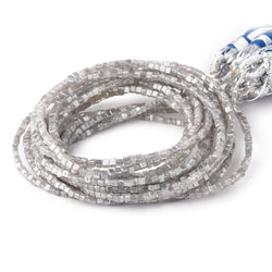 1-2mm Champagne Diamond Unfaceted Cube Beads 15 inch 255 pieces (ONLINE ORDER ONLY)