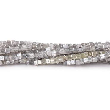 1-2mm Champagne Diamond Unfaceted Cube Beads 15 inch 255 pieces (ONLINE ORDER ONLY)