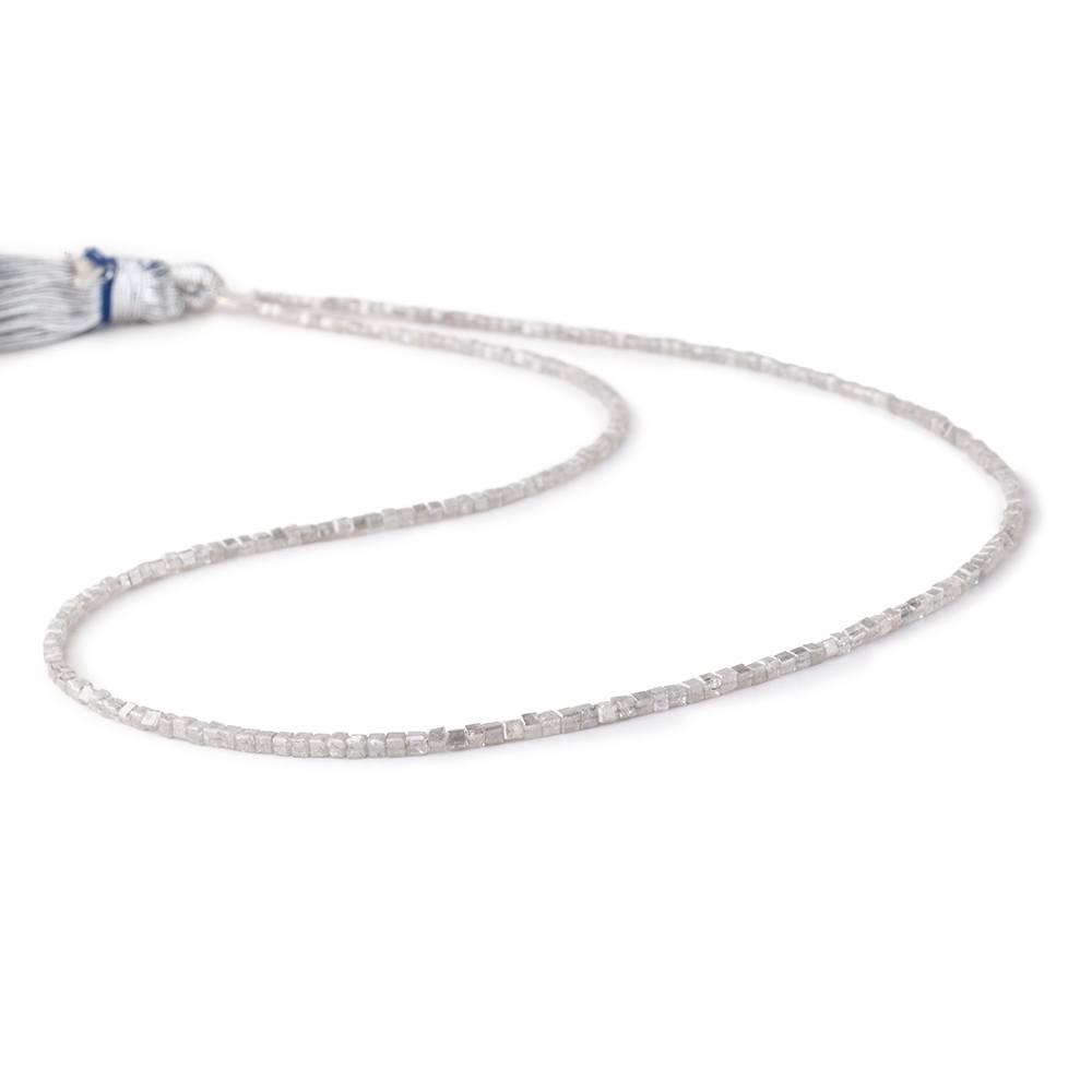 1-2mm Champagne Diamond Unfaceted Cube Beads 15 inch 255 pieces (ONLINE ORDER ONLY)