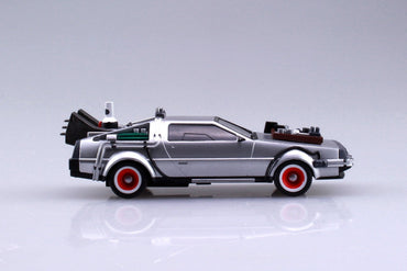 1/43 BACK TO THE FUTURE 1/43 Pullback DELOREAN from PART 3 & Rail road Model Kit (ONLINE ORDER ONLY)