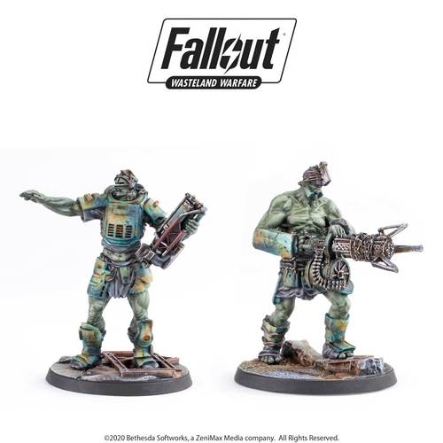 Fallout: Wasteland Warfare - Super Mutants - Overlord and Fist (ONLINE ORDER ONLY)