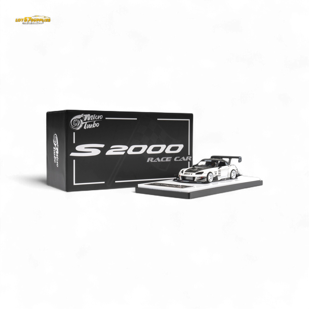 Microturbo Custom S2000 - Metallic White TOP FUEL 1:64 (ONLINE ORDER ONLY)