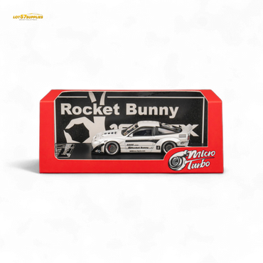 MicroTurbo Custom 180SX - Pandem Rocket Bunny White 1:64 (ONLINE ORDER ONLY)