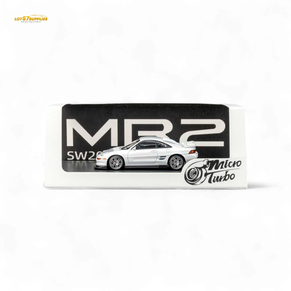 (Pre-Order) Microturbo Toyota MR-2 SW20 Revision 4 V2 – White 1:64 (Online Order Only)