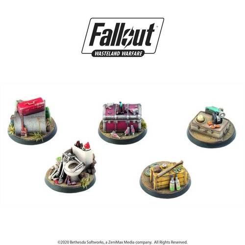 Fallout: Wasteland Warfare - Terrain Expansion - Objective Markers 1 (ONLINE ORDER ONLY)