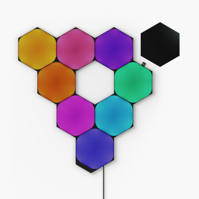 Nanoleaf Shapes Hexagon SMK | Black | 9 Pack | CA/USA (Online Order Only)