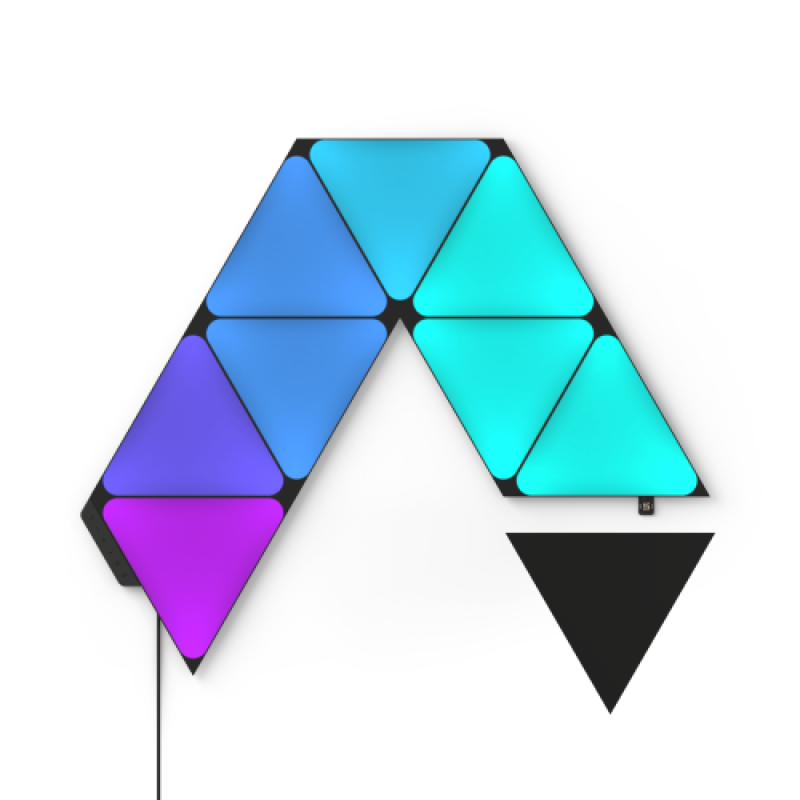 Nanoleaf Shapes | Triangles | SMK | Black | 9 Pack | CA/USA (Online Order Only)
