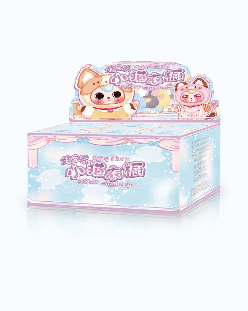 Baby Three Kitten Wardrobe Plush Series Blind Box (ONLINE ORDER ONLY)