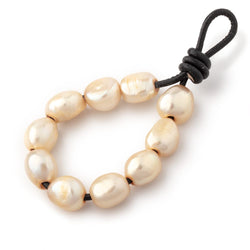 10-11mm Butter Yellow Large Hole Baroque Pearls Set of 10 (ONLINE ORDER ONLY)