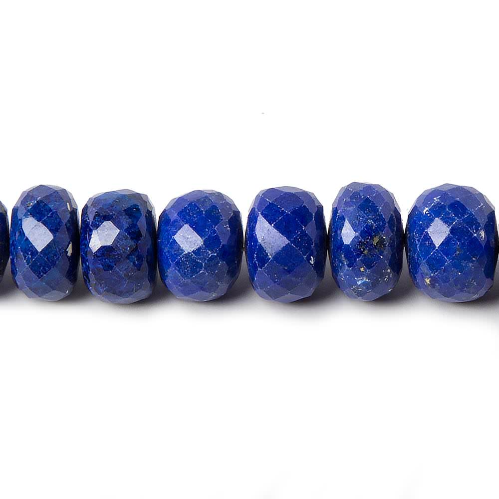 10-11mm Lapis Lazuli Faceted Rondelle Beads 9 inch 29 pieces (ONLINE ORDER ONLY)
