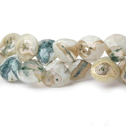 10-11mm Peacock Solar Quartz Faceted Heart Beads 7 inch 43 pieces (ONLINE ORDER ONLY)