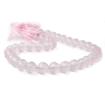 10-12mm Rose Quartz faceted round beads 16 inch 38 pieces AAA (ONLINE ORDER ONLY)