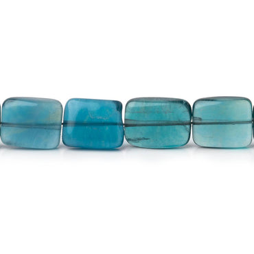 10-11mm Shaded Fluorite Plain Rectangle Beads 7.5 inch 17 pieces AA (ONLINE ORDER ONLY)