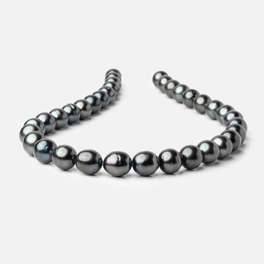 10-12mm Peacock Tahitian Round Saltwater Pearl strand 16 inch 35 pieces (ONLINE ORDER ONLY)