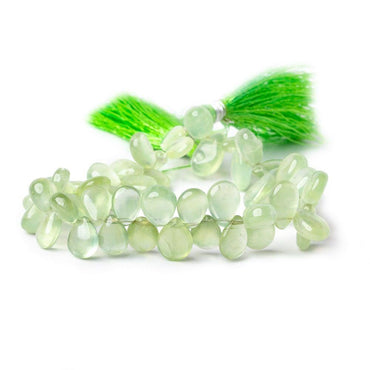 10-12mm Prehnite Plain Pear Beads 7.5 inch 46 pieces (ONLINE ORDER ONLY)