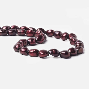 10-12mm Wine Baroque   2.5mm large hole Pearls 15 in. 32 pcs (ONLINE ORDER ONLY)