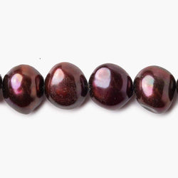 10-12mm Wine Baroque Pearls, 15 inch, 42 pieces (ONLINE ORDER ONLY)