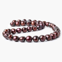 10-12mm Wine Baroque Pearls, 15 inch, 42 pieces (ONLINE ORDER ONLY)